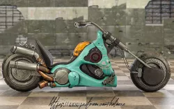 Akira Clown Motorcycle 3D model