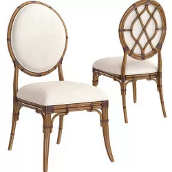 Bali Hai Upholstered Dining Chair 3D model