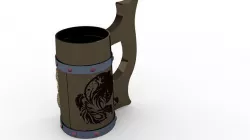 Beer mug 3D model