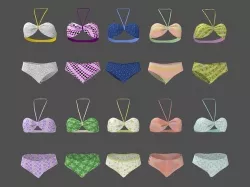 bikini  3D model