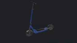 Blue Scooter - Kick Scooter - Kids Scooter - Small Scooter Low-poly 3D model
