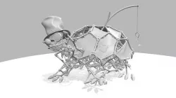 Bone turtle 3D model