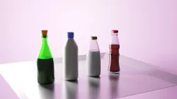 Bottles 3D 3D model