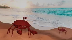 Cartoon Crab 3D model