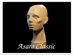 Classic Asaro Head - Planes of the head 3D model
