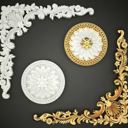 Classic Molding Corner 3D model