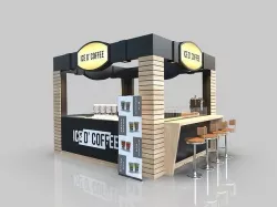 Coffee Booth 3D model