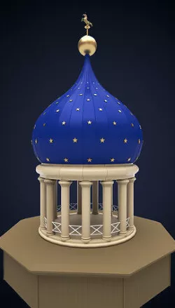 Colt armory dome- 3d model 3D model