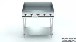 Commercial Gas Griddle 3D model