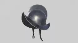 Conquistador Morion Helmet02 Low-poly 3D model