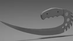 Crutch 3D model