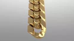 cuban chain STL 3D model