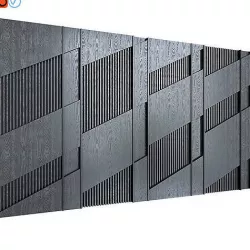 Decorative wall panel 16 3D model