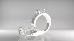 Diamond ring 3D model