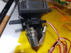 Diamond tool for 3D printing adapter for 80X80 fan 3D model