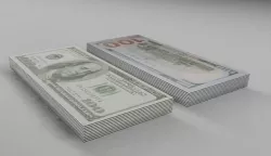 Dollar Low-poly 3D model