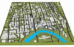 Downtown Columbus Ohio 3D model