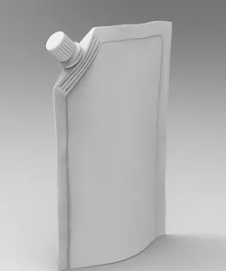 doypack pouch squeze 3D model