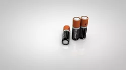 Duracell  AA Battery with HDRI  3D model