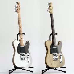 Electric Guitar Fender Telecaster 3D model