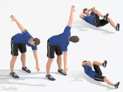 Exercise Animations Small Pack  Low-poly 3D model