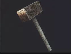 Fantasy Hammer Low-poly 3D model