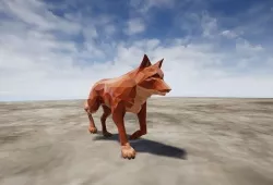 Fox 3D model 3D model