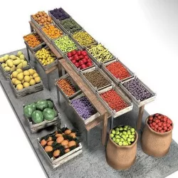 Fruit Stand Market  3D model