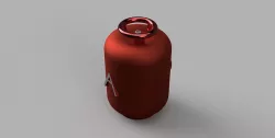 Gas Cylinder 3D model