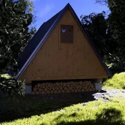  Glamping cabin - Glamping house 3D model
