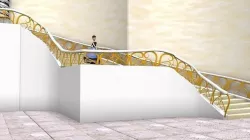 Grand or royal or fancy staircase 3D model