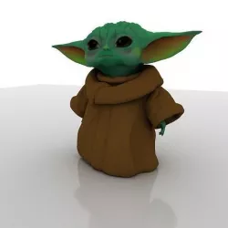 grogu 3D model