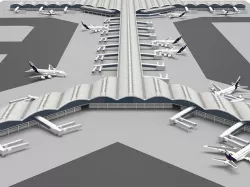 Hong Kong International Airport 3D model