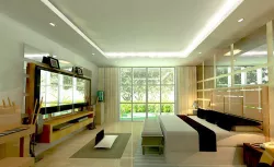 Interior model of a modern bedroom 3D model