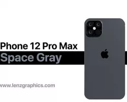 iPhone 12 Pro Max Space Gray 3D model