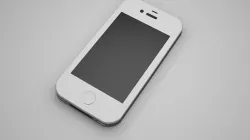 iPhone 4S Low-poly 3D model