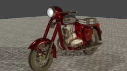 Jawa motor 3D model