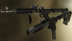 KelTec Sub2000  - Tris - Two variants Low-poly 3D model