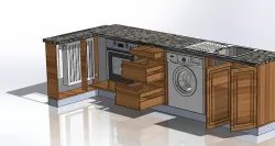 Kitchen Cabinet Desgn 3D model
