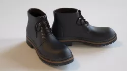 Leather Boot 3D model