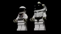 lego spaceman 3D model