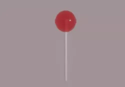 Lollipop Low-poly 3D model
