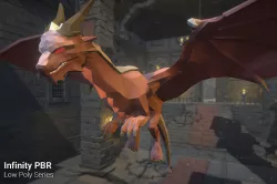Low Poly Dragons Low-poly 3D model
