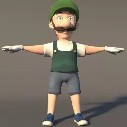 Luigi 3D model