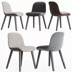 Mad Dining Chair Poliform 3D model