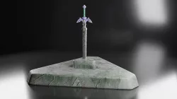 Master Sword Low-poly 3D model