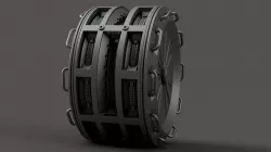 Medallion scifi 3D model