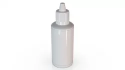 Medical-Pharmacy bottle 100 ml - for Antiseptic - Hydrogen 3D model