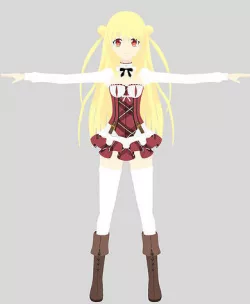 Melida Angel - assassins pride Low-poly 3D model