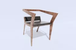 Modern Leather Chair 3D model